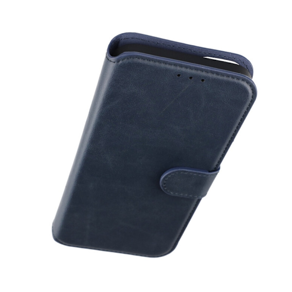 iPhone 15 Plus Plånboksfodral Magnet Rvelon - Blå Marinblå