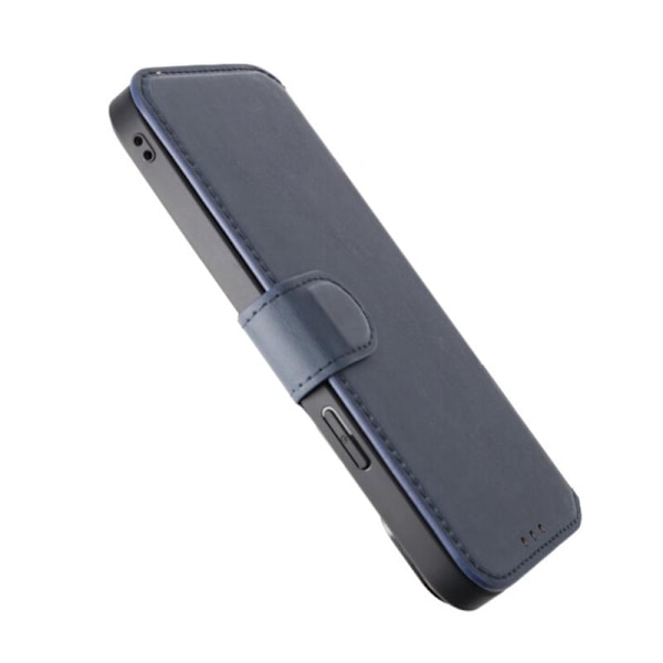 iPhone 15 Plus Plånboksfodral med Magsafe Rvelon - Blå Marine blue