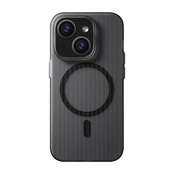 iPhone 14/13  Mobilskal Korrugerad Anti-Halk - Svart Svart