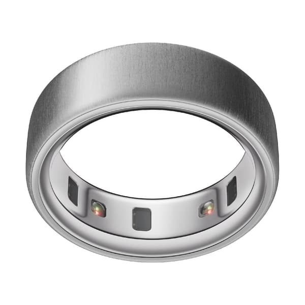 Oura Ring 4 Smart Ring Borstat Silver Storlek 15 - Nyskick