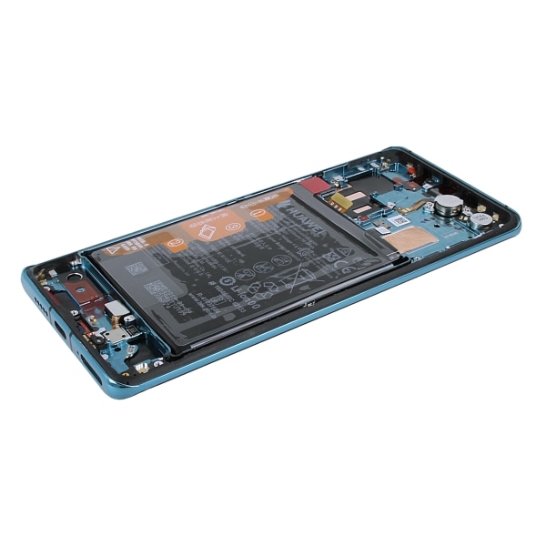 Huawei P30 Pro Skärm med LCD Display + Batteri Original - Blå Blå