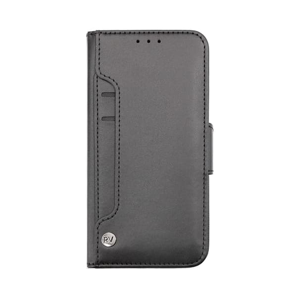 iPhone 14 Plus Plånboksfodral Extra Kortfack Rvelon - Svart Black