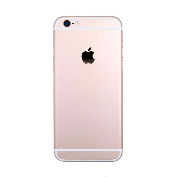 iPhone 6S Baksida med Komplett Ram - Roséguld Rosa guld