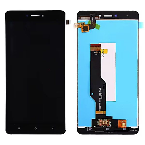 Xiaomi Redmi Note 4X Skärm med LCD Display - Svart Svart