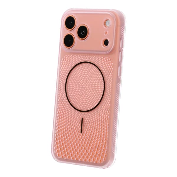 Ventilerat MagSafe-skal till iPhone 17 Pro Max och 18 Pro Max - Rosa rosa