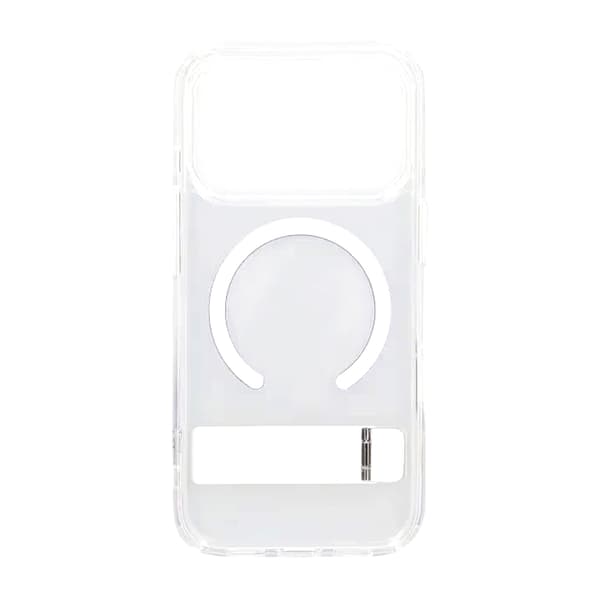 Mobilskal Rvelon med Stativ för iPhone 17 Pro - Transparent Transparent