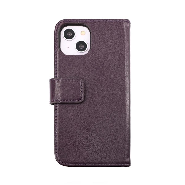iPhone 14 Plånboksfodral Läder Rvelon - Lila Purple