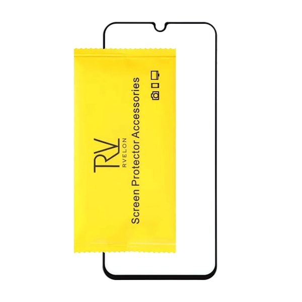 Skärmskydd Samsung Galaxy A22 5G - 3D Härdat Glas Svart (miljö) Svart