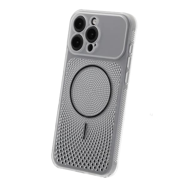 Ventilerat Mobilskal med Magsafe till iPhone 16 Pro Max - Vit hvid