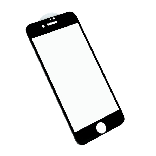Skärmskydd iPhone 7/8/SE (2020/2022) - 3D Härdat Glas Svart Black
