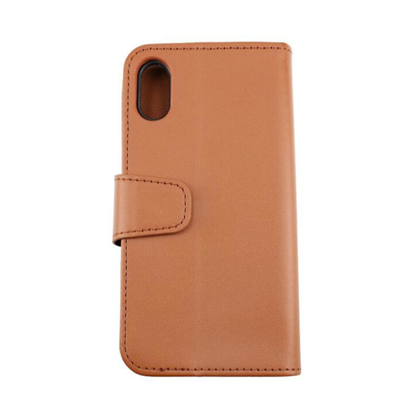 iPhone X/XS Plånboksfodral Extra Kortfack Rvelon - Guldbrun Pink gold