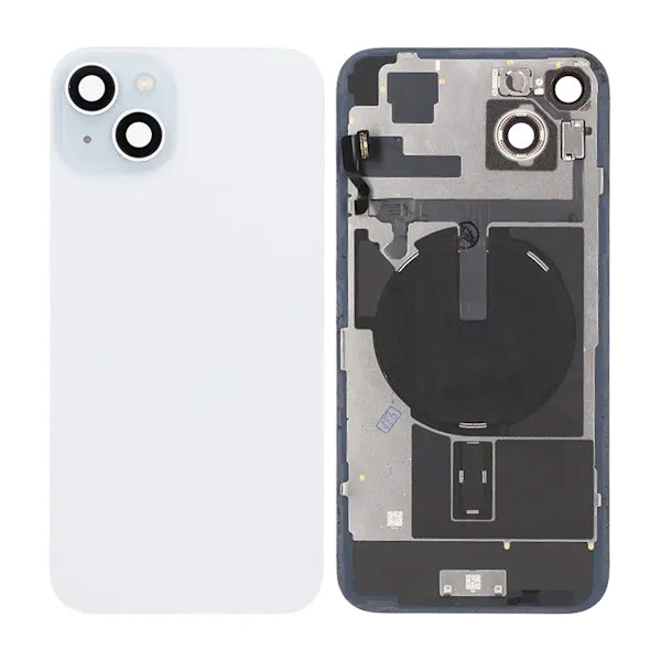 iPhone 15 Plus Baksida Glas Komplett OEM - Blå Blue
