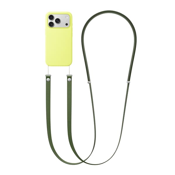 Crossbody strop til iPhone mobilcover - Grøn Green