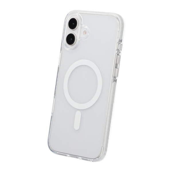 iPhone 16 Plus Mobilskal Magnet Dubbelskydd - Vit Vit