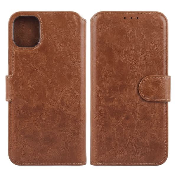 iPhone 11 Plånboksfodral Extra Kortfack Rvelon - Guldbrun Rosa guld
