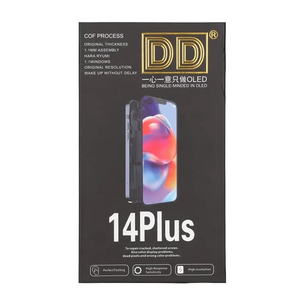 iPhone 14 Plus Skärm med Hard OLED Display - DD Black