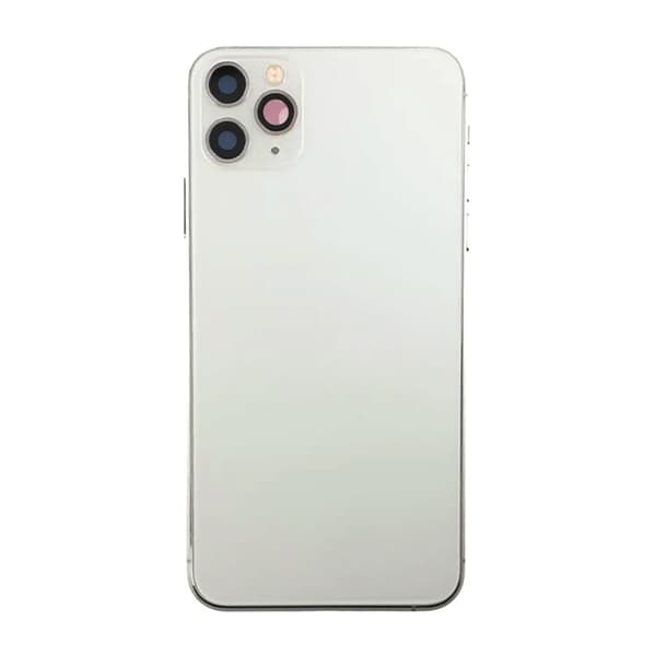 iPhone 11 Pro Baksida Komplett OEM med Smådelar - Silver Silver