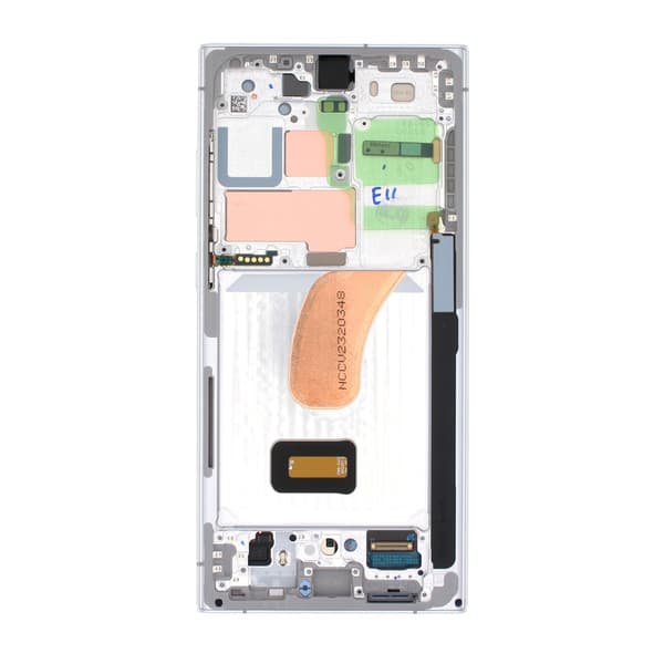Samsung Galaxy S23 Ultra Skärm med LCD Display Original - Ljusblå Blå