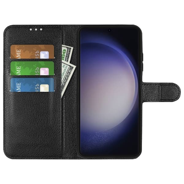 Samsung Galaxy S23 FE Plånboksfodral med Stativ - Svart Black