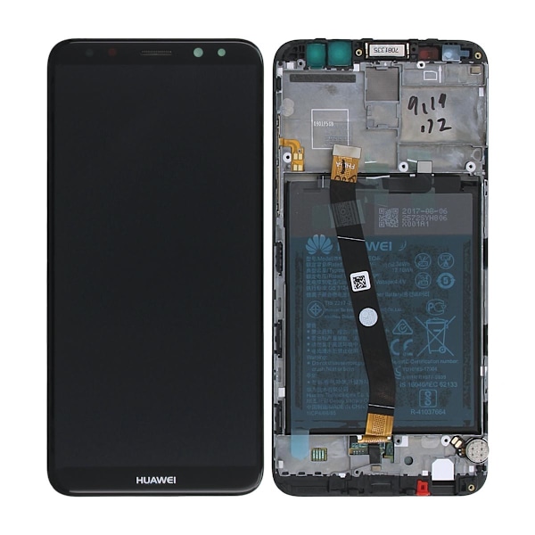 100% Original Huawei Mate 10 Lite Display module frontcover + LCD + Digitizer + Battery black Black