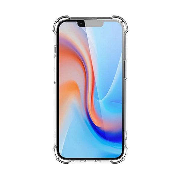 iPhone 14 Skal - Stöttåligt Transparent Transparent