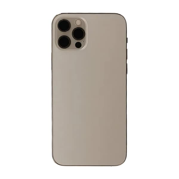 iPhone 12 Pro Baksida med Komplett Ram OEM - Guld Guld