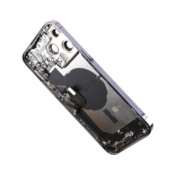 iPhone 14 Pro Max Baksida med Komplett Ram - Lila Purple