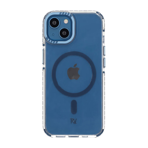 iPhone 13/14 Rvelon Mobilskal Magnet Förstärkt - Blå Blå