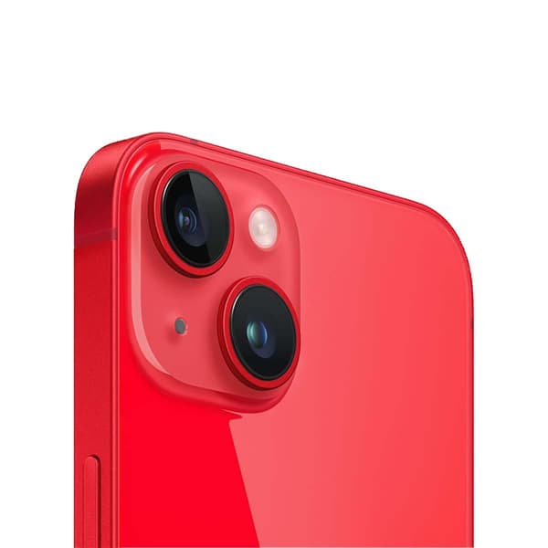 iPhone 14 Plus Kameralins med Ram - Röd Röd