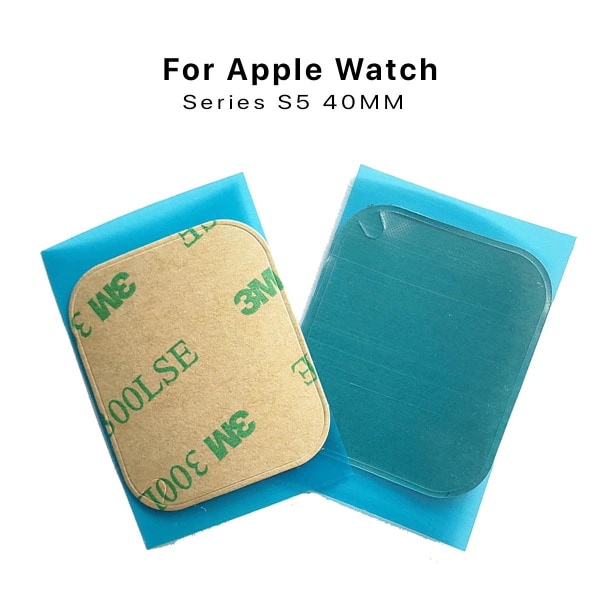 Apple Watch S5 40mm Självhäftande tejp för Skärm Transparent