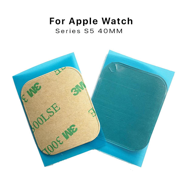 Apple Watch S5 40mm Självhäftande tejp för Skärm Transparent