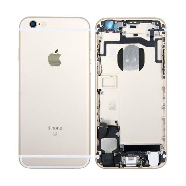 iPhone 6S Baksida med Komplett Ram - Guld Guld
