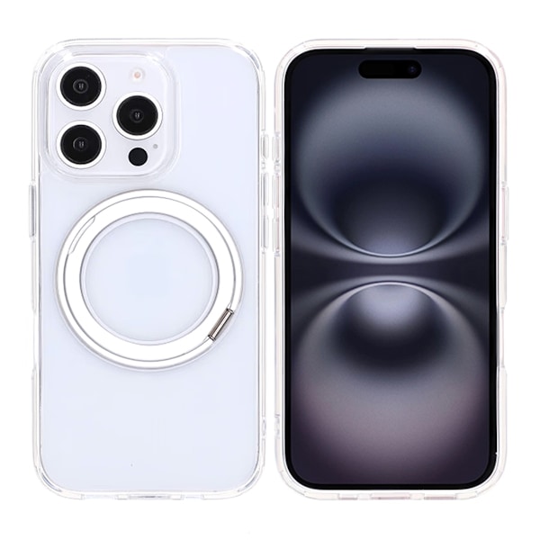iPhone 16 Pro Mobilskal med Magsafe Stativ - Transparent Transparent