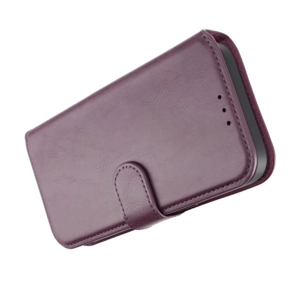 iPhone 15 Plånboksfodral Magnet Rvelon - Lila Lila