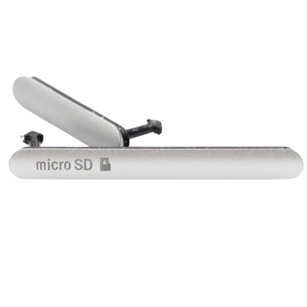 Sony Xperia Z3 USB + Micro SD Lucka - Vit Vit
