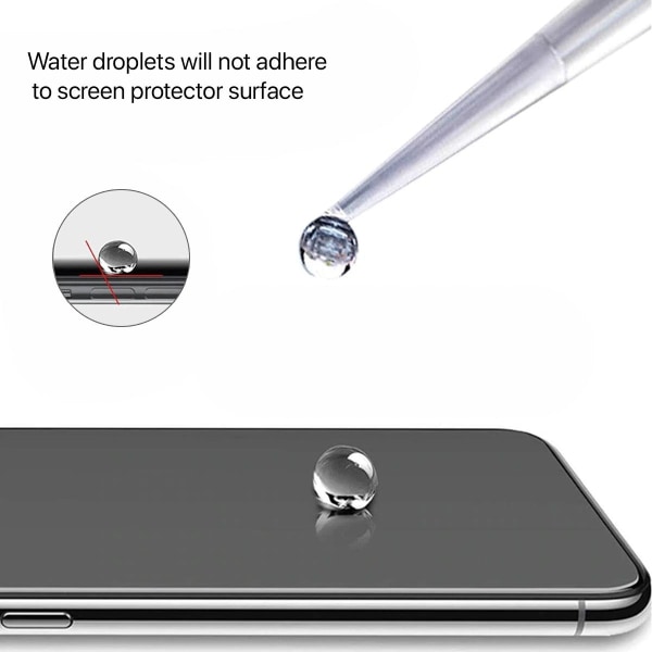 Skärmskydd iPhone 12 Mini - 3D Härdat Glas Svart (miljö) Black
