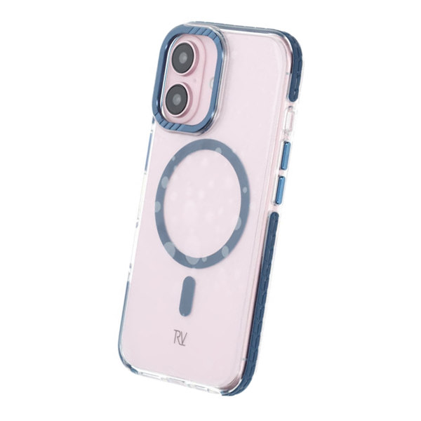 iPhone 16 Rvelon Mobilskal Magnet Förstärkt - Blå Blå