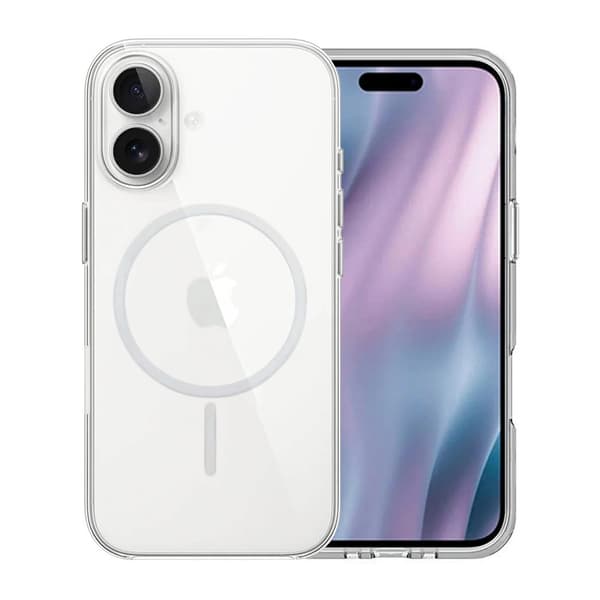 Magsafe Stöttåligt Skal för iPhone 16 - Transparent gennemsigtig