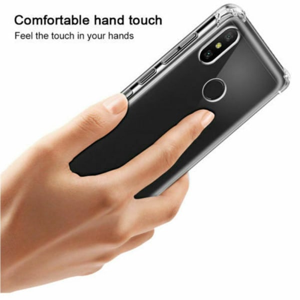 Stöttåligt Mobilskal Samsung Galaxy A40 - Transparent Transparent