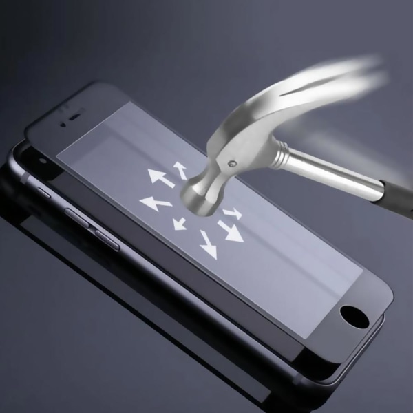 Skärmskydd iPhone 7/8 - 3D Härdat Glas Svart (miljö) Black