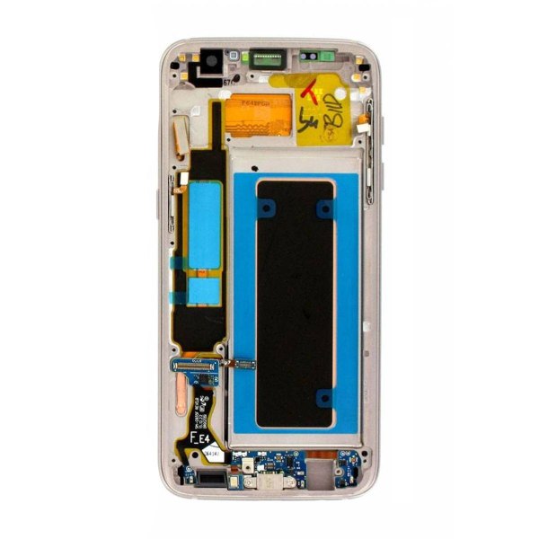Samsung Galaxy S7 Edge (SM-G935F) Skärm med LCD Display Original - Guld Gold