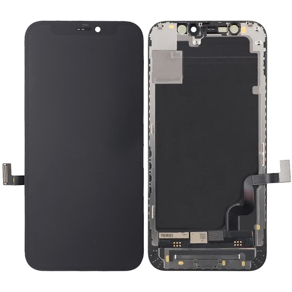 iPhone 12 Mini Skärm med LCD In-Cell RJ med IC Ersättning Svart