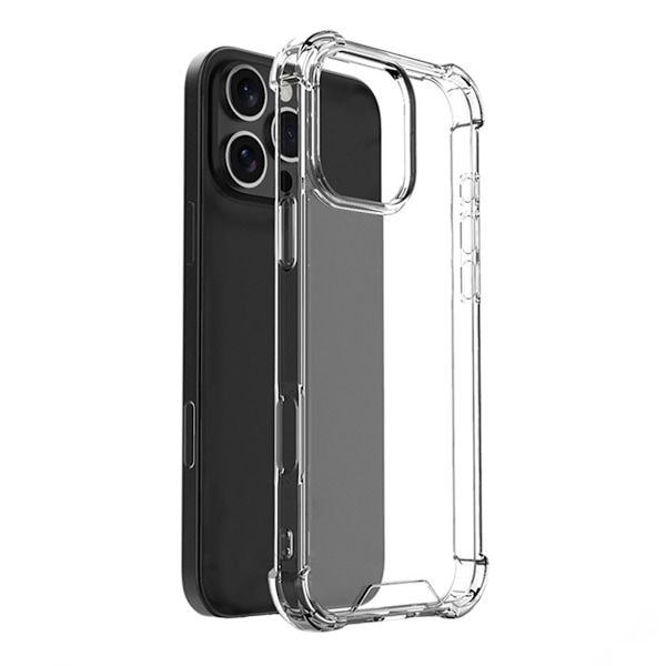 iPhone 16 Pro Max Mobilskal Stöttåligt - Transparent Transparent