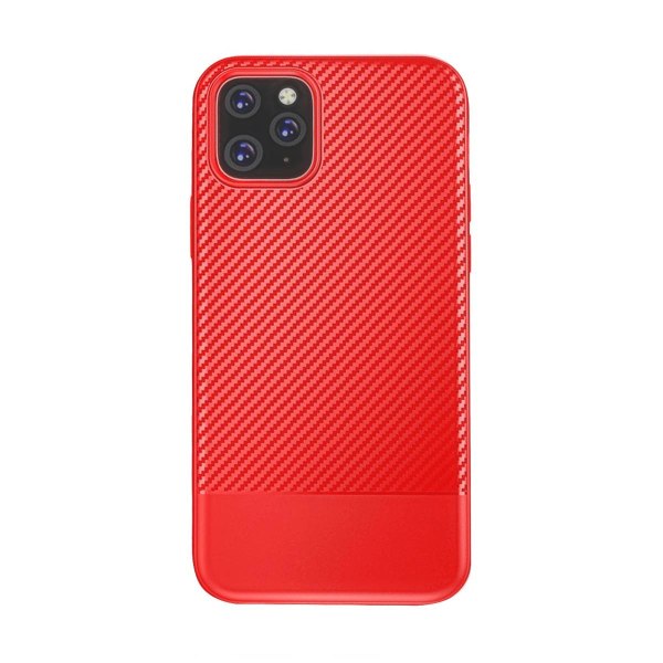 Mobilskal med Kolfiberfilm iPhone 11 Pro - Röd Red