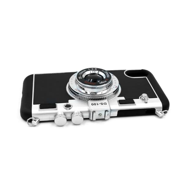 Mobilskal Silikon iPhone XS Max Kameramotiv - Svart Black