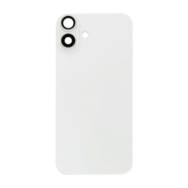 iPhone 16 Baksida Glas med Magnet och Kameralins - Vit Vit