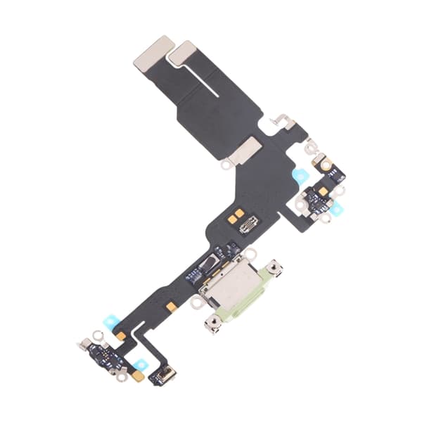 iPhone 15 Laddkontakt med Flexkabel - Grön Grön