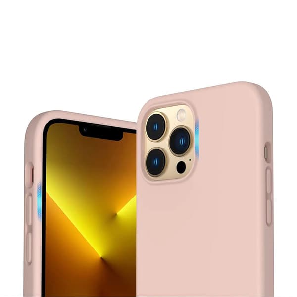 iPhone 13 Pro Max Silikonskal Rvelon - Sand Rosa DustyPink
