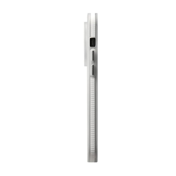 iPhone 15 Mobilskal Korrugerad med Magsafe Rvelon - Vit White