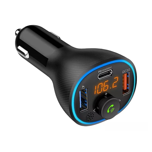 Rvelon Bluetooth FM Sändare C73 Blå